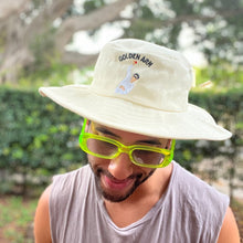 Load image into Gallery viewer, Golden Arm - Cream Floppy Cricket Hat - Dadi Cools
