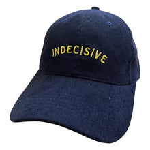 Load image into Gallery viewer, Indecisive - Dark Blue Corduroy Hat - Dadi Cools
