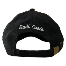 Load image into Gallery viewer, Wait There! Black Corduroy Hat - Dadi Cools
