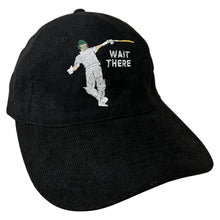 Load image into Gallery viewer, Wait There! Black Corduroy Hat - Dadi Cools
